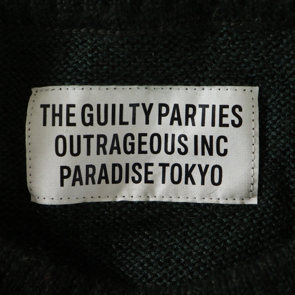 WACKO MARIA(ワコマリア) MOHAIR KNIT CARDIGAN モヘアニットカーディガン グリーン