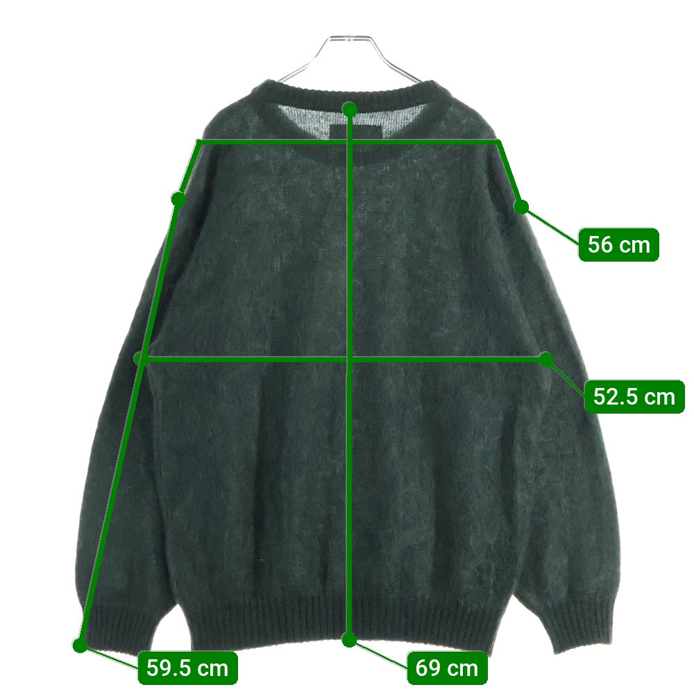 WACKO MARIA(ワコマリア) MOHAIR KNIT SWEATER モヘアニットセーター ダークグリーン