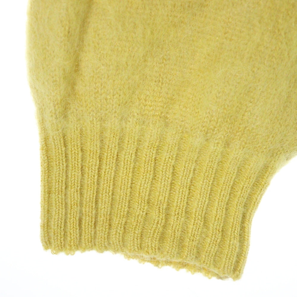 WACKO MARIA(ワコマリア) MOHAIR KNIT SWEATER モヘアニットセーター イエロー