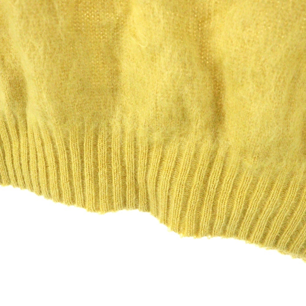 WACKO MARIA(ワコマリア) MOHAIR KNIT SWEATER モヘアニットセーター イエロー