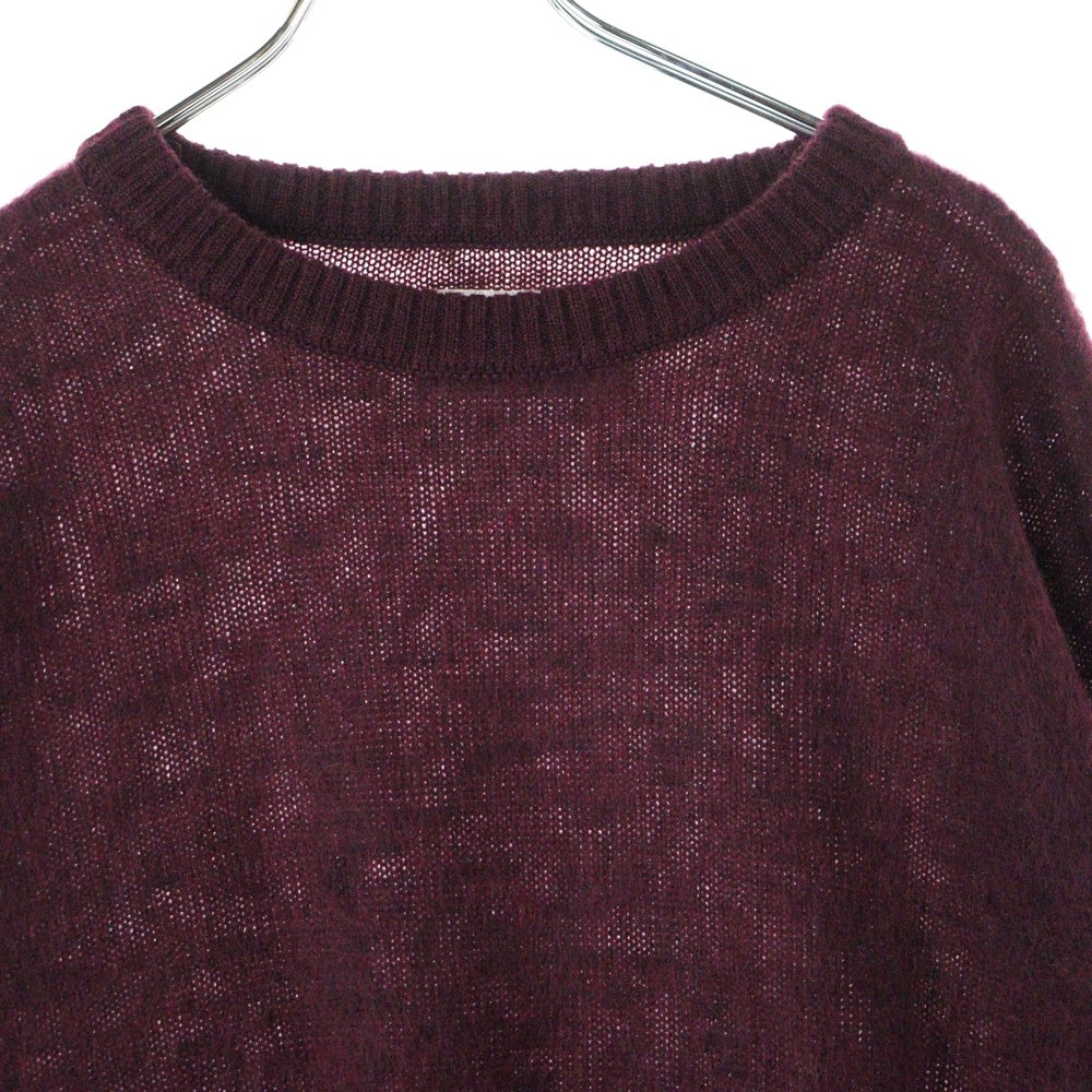 WACKO MARIA(ワコマリア) MOHAIR KNIT SWEATER モヘアニットセーター バーガンディー