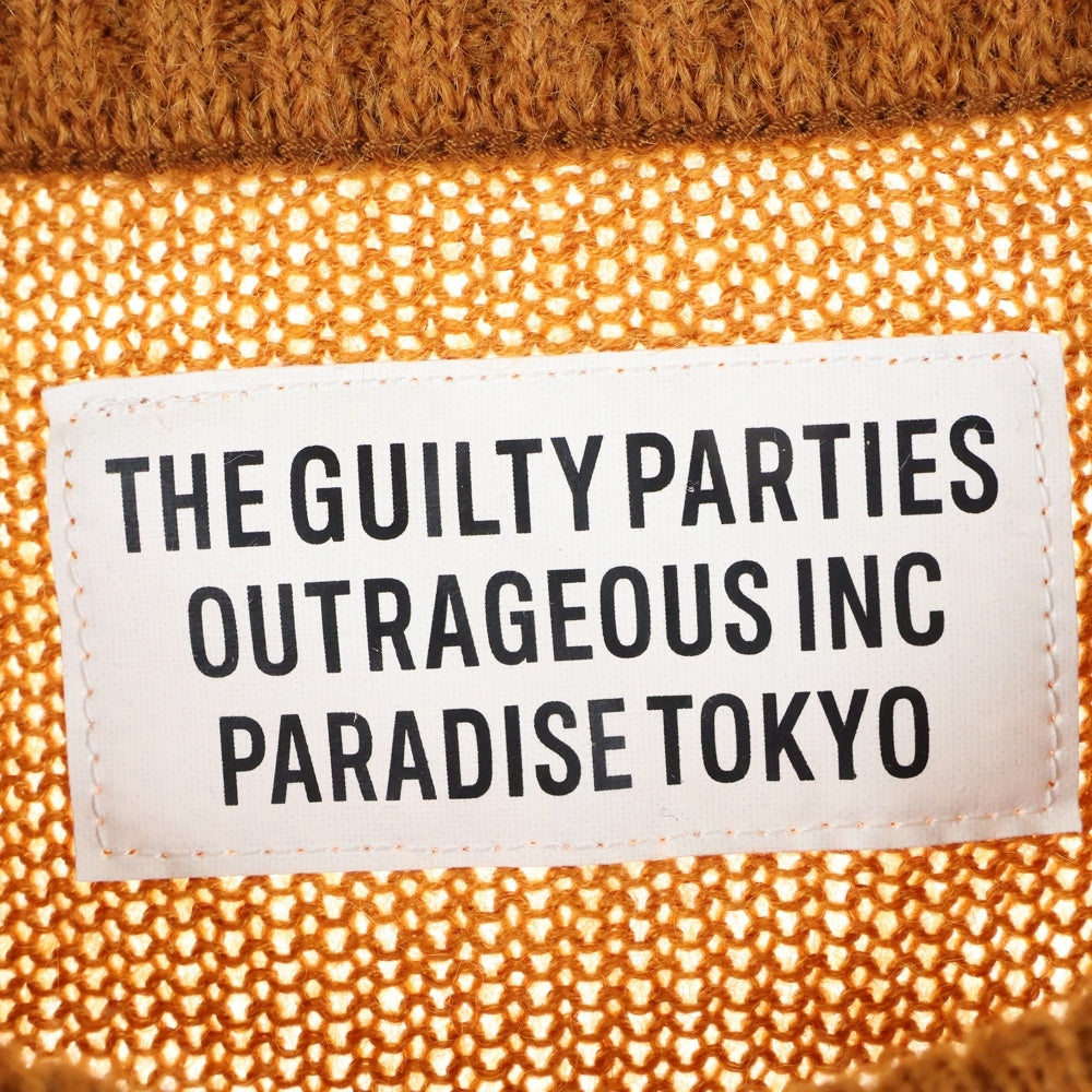 WACKO MARIA(ワコマリア) MOHAIR KNIT SWEATER モヘアニットセーター オレンジ