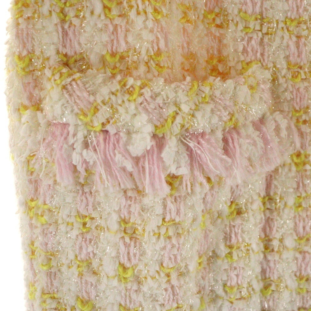 CHANEL(シャネル) 1992 Two Pocketed Multicolor Fantasy Tweed Jacket ファンシー ツイード ジャケット レディース マルチ