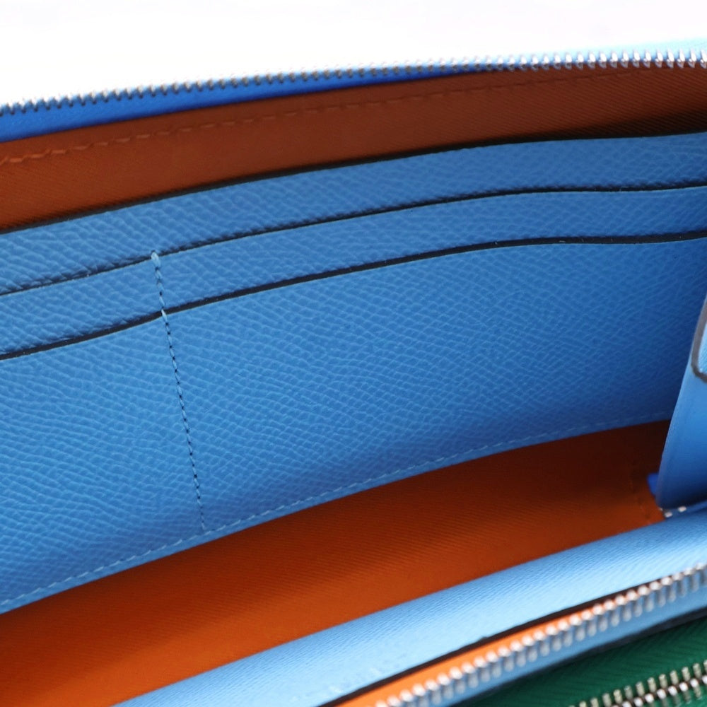 HERMES(エルメス) ヌーヴォー トゥーゴー ショルダーバッグ ショルダーウォレット ウエストバッグ U刻印 グリーン/ブルー