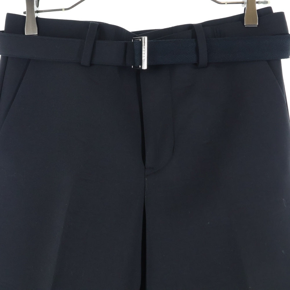 Sacai(サカイ) 25SS Suiting Bonding Pants ボンディング パンツ ブラック 25-03587M