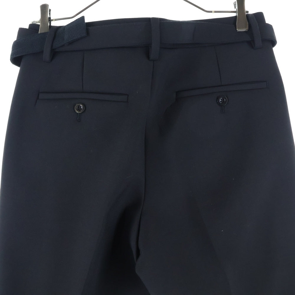 Sacai(サカイ) 25SS Suiting Bonding Pants ボンディング パンツ ブラック 25-03587M