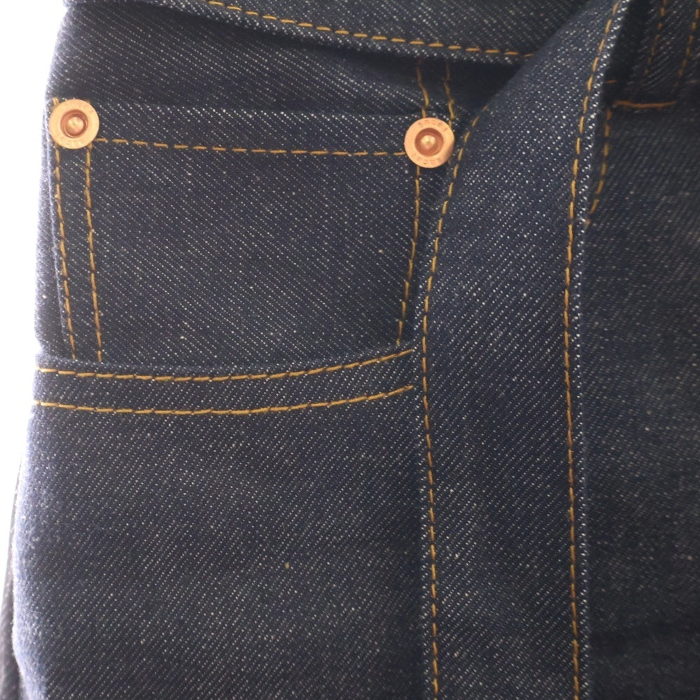 Sacai(サカイ) 25SS DENIM SKIRT デニムドッキング プリーツスカート インディゴ レディース 25-07829