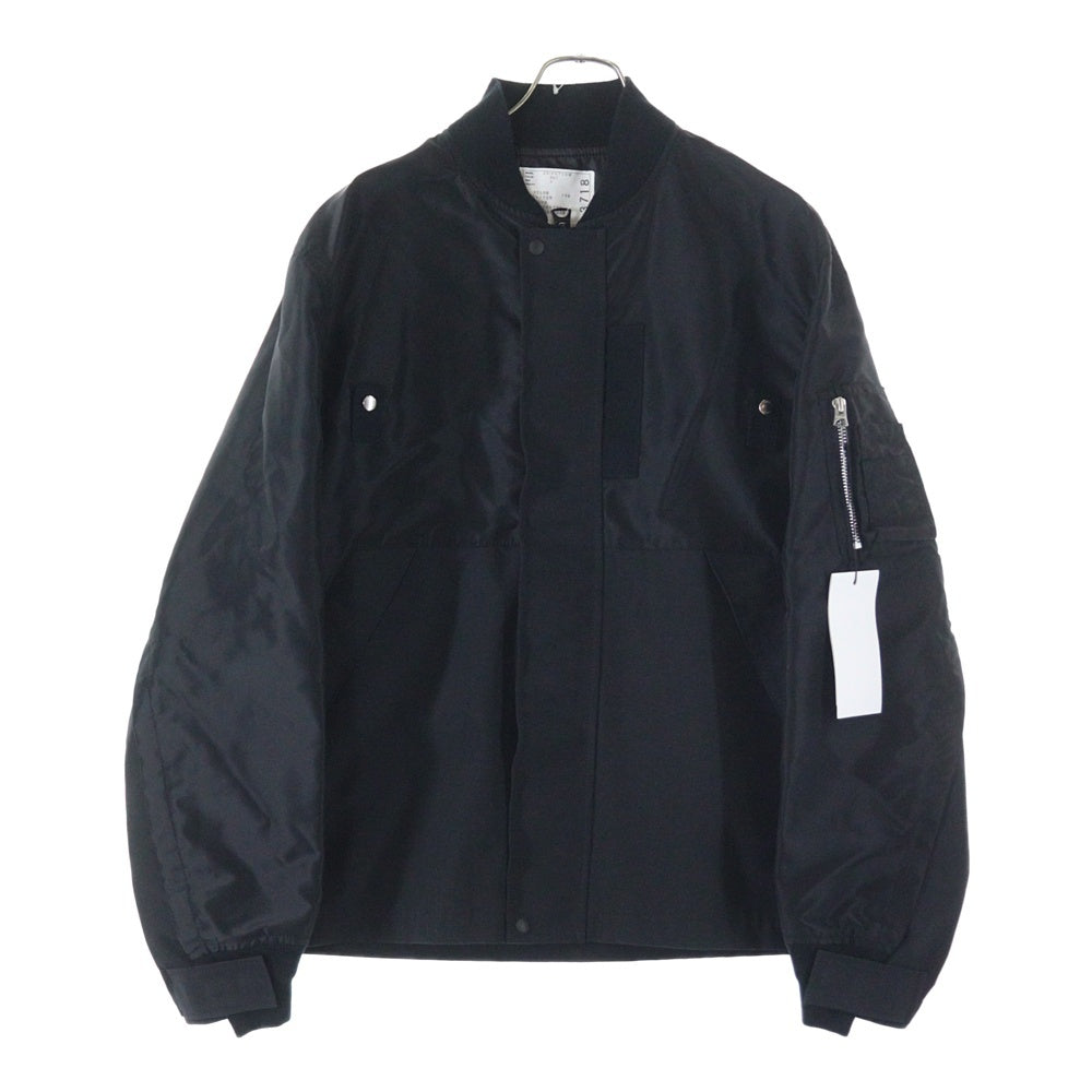 Sacai(サカイ) Nylon Twill x Grosgrain Blouson ナイロン ツイル