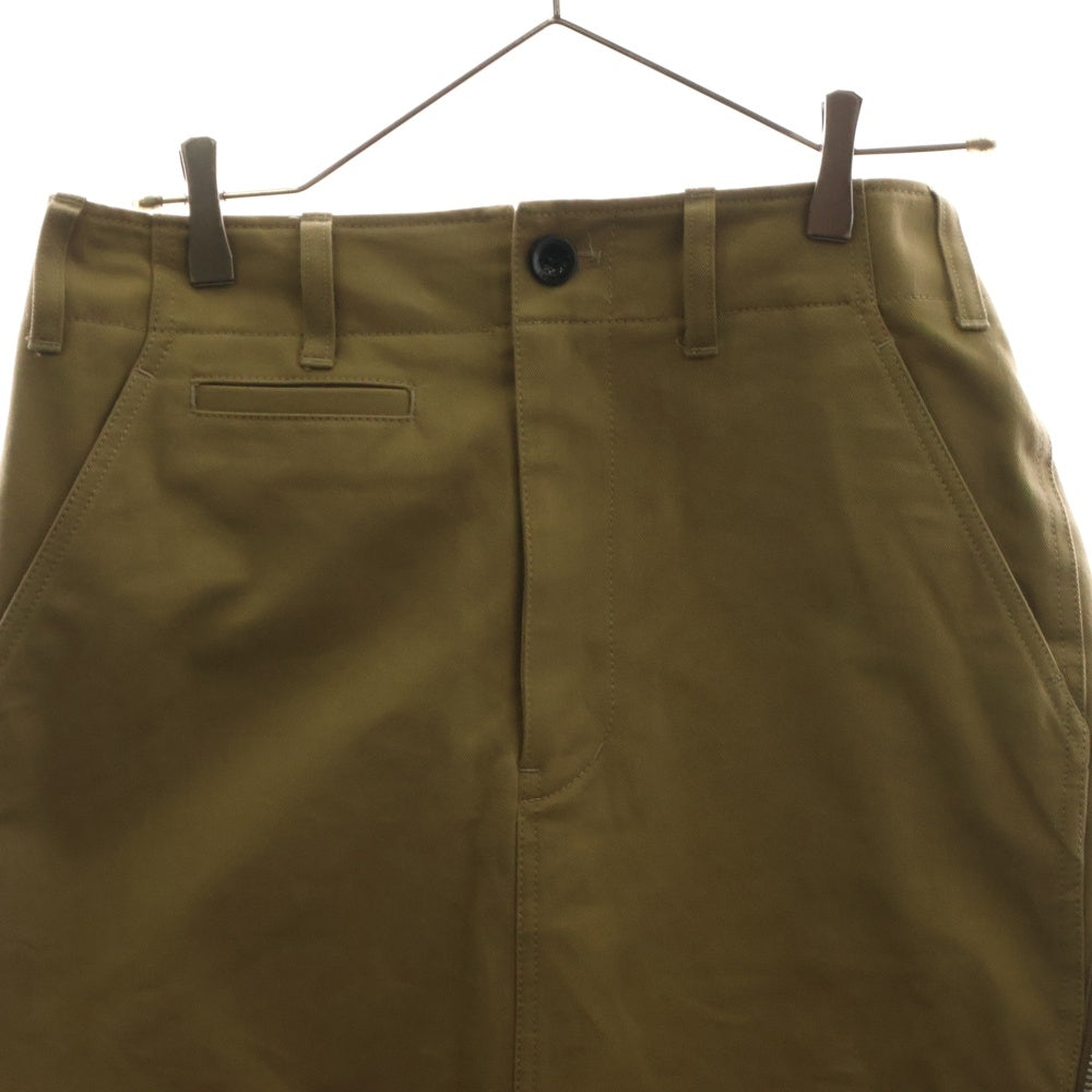 Sacai(サカイ) 25SS Cotton Chino Skirt コットン チノ スカート ベージュ レディース 25-08270