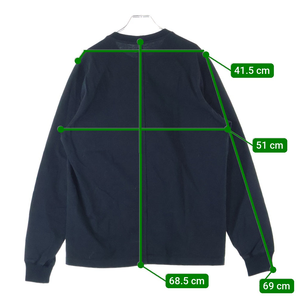 Rick Owens(リックオウエンス) 22SS Crewneck Long Sleeve Tee クルーネック ロングスリーブカットソー 長袖 ロンT RU01B1277-BA