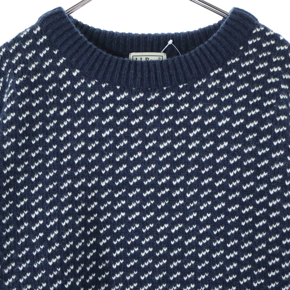 L.L.Bean(エルエルビーン) NORWEGIAN SWEATER クルーネックニットセーター ネイビー 259447