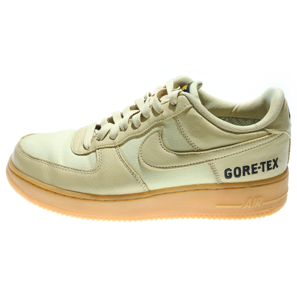 NIKE(ナイキ) AIR FORCE 1 エアフォース 1 ゴアテックス チーム ゴールド レースアップ ローカット スニーカー ベージュ US9/27cm CK2630-700