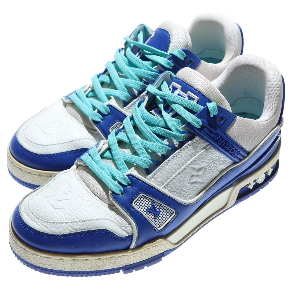 LOUIS VUITTON(ルイヴィトン) 22AW LV Trainer Line Sneakers LV トレイナーライン ローカットスニーカー ブルー/ホワイト FD0212