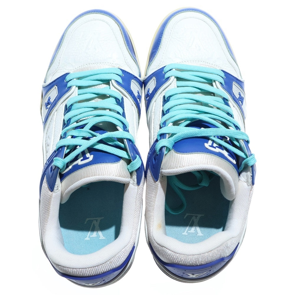 LOUIS VUITTON(ルイヴィトン) 22AW LV Trainer Line Sneakers LV トレイナーライン ローカットスニーカー ブルー/ホワイト FD0212