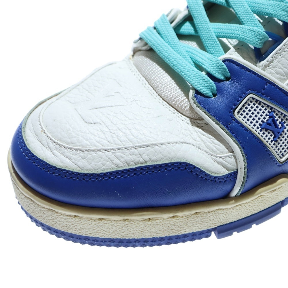 LOUIS VUITTON(ルイヴィトン) 22AW LV Trainer Line Sneakers LV トレイナーライン ローカットスニーカー ブルー/ホワイト FD0212
