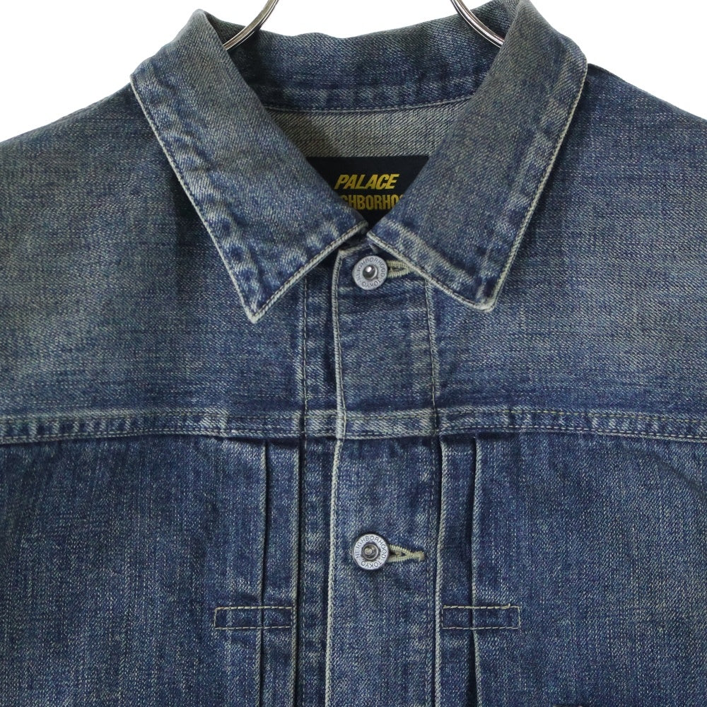 NEIGHBORHOOD(ネイバーフッド) 25AW×PALACE SAVAGE DENIM JACKET パレス デニムジャケット ブラック 251XB62N-JKM01S