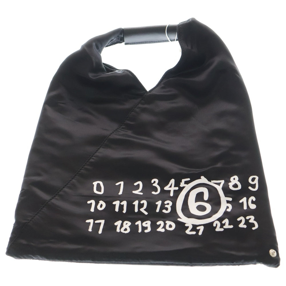MM6 Maison Margiela(エムエムシックスメゾンマルジェラ) Japanese ロゴプリント ジャパニーズ バッグ スモール ハンドバッグ ブラック S54WD0043