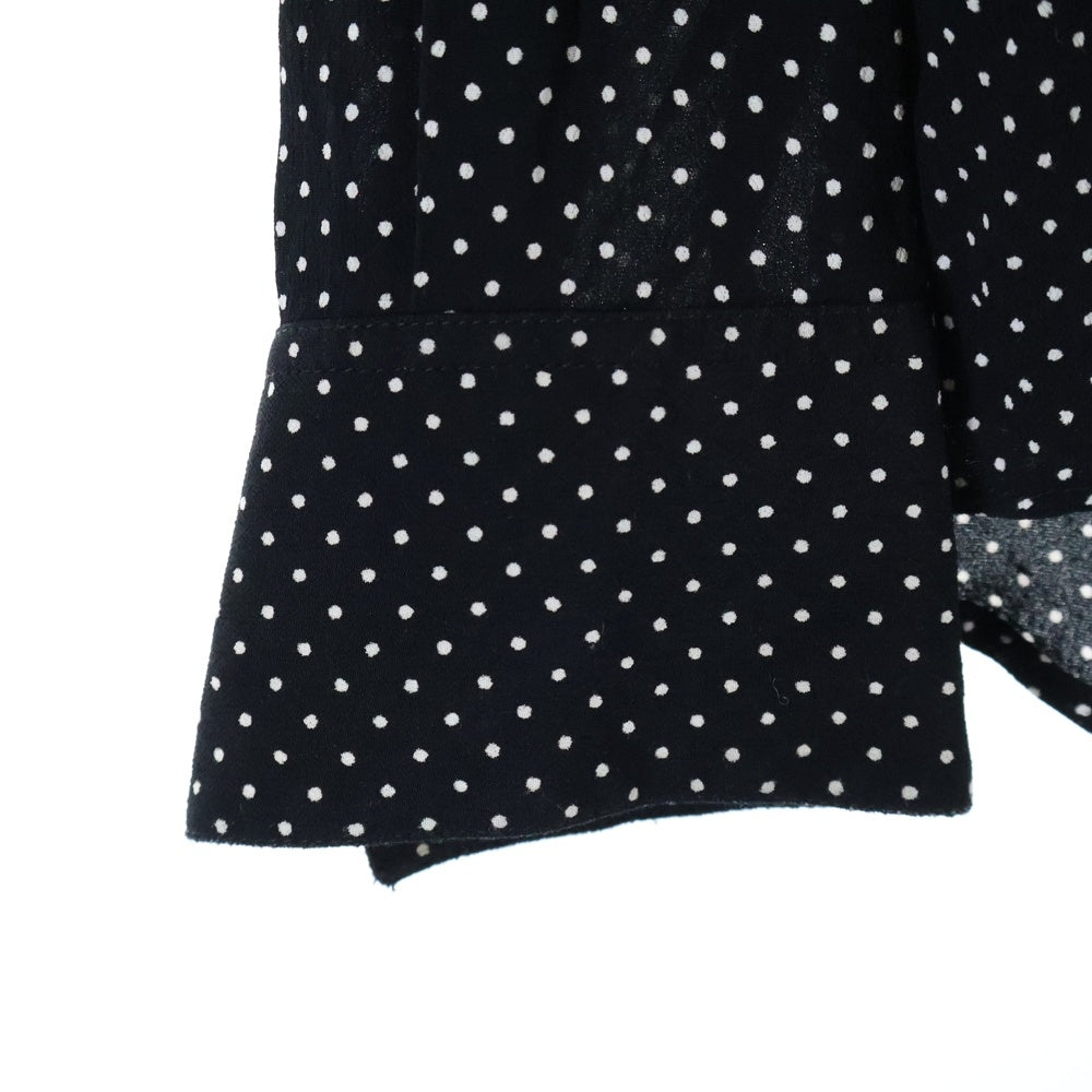 CELINE(セリーヌ) CLASSIC SHIRT IN DOT PRINTED VISCOSE ドット柄 クラシック ビスコース長袖シャツ レディース 20ZX1169D