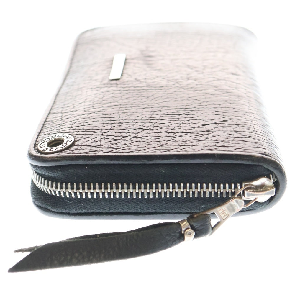 Bill Wall Leather/BWL(ビルウォールレザー) Shark Leather Wallet ラウンドジップ シャークレザーロングウォレット 長財布 ブラック