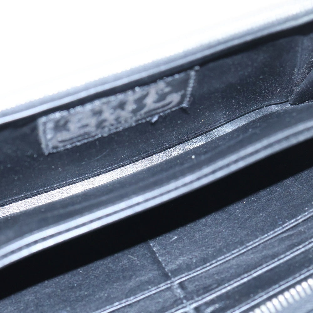 Bill Wall Leather/BWL(ビルウォールレザー) Shark Leather Wallet ラウンドジップ シャークレザーロングウォレット 長財布 ブラック