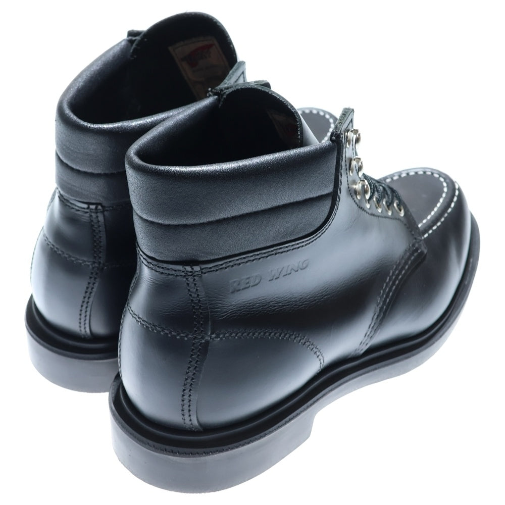 RED WING(レッド ウイング) SUPERSOLE 6INCH MOC TOE BOOTS 8133 スーパーソール モックトゥ ハイカット ブーツ US9.5/27.5cm ブラック