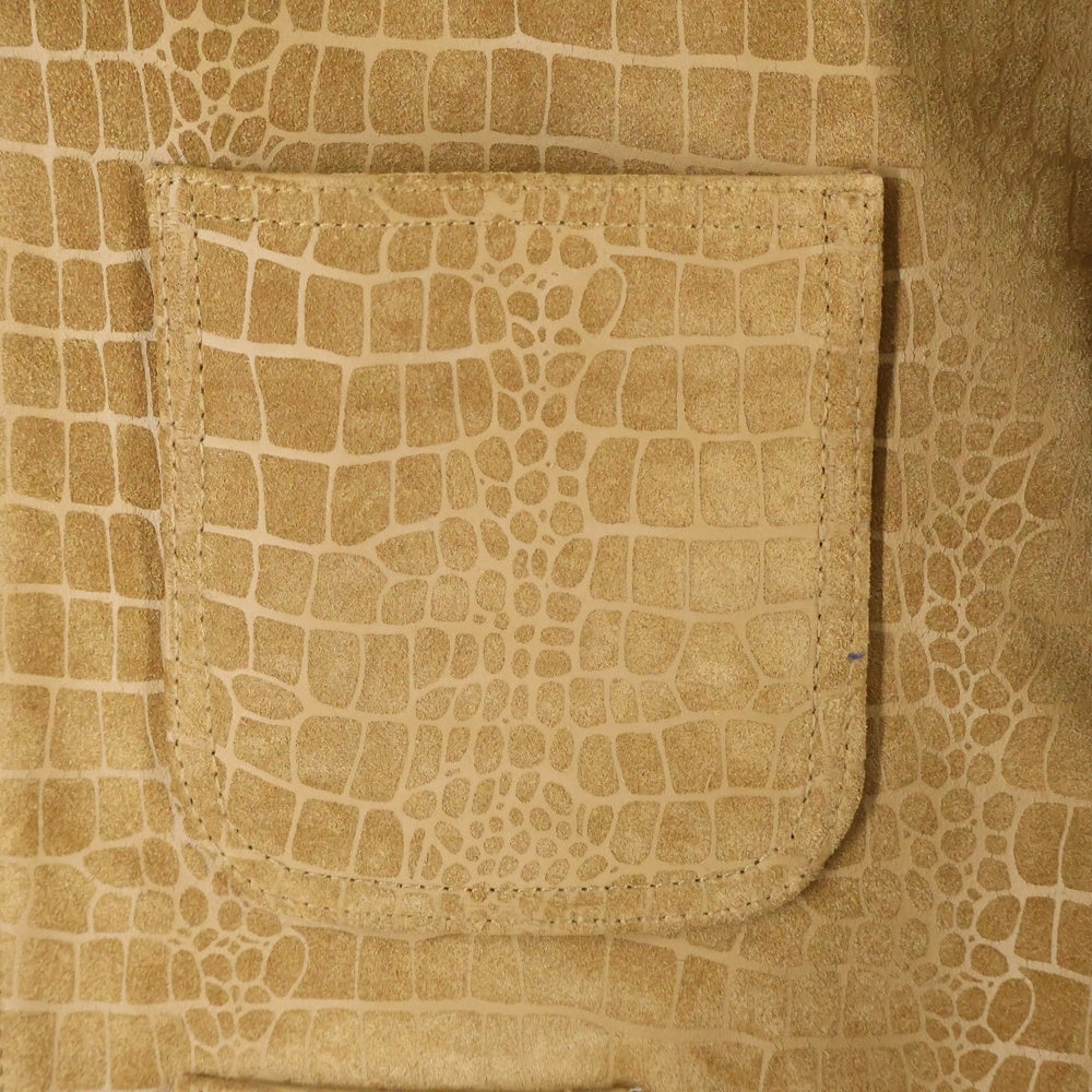 SUPREME(シュプリーム) 24AW Suede Work Jacket Croc スエード ジップアップジャケットワークジャケット クロック ブラウン