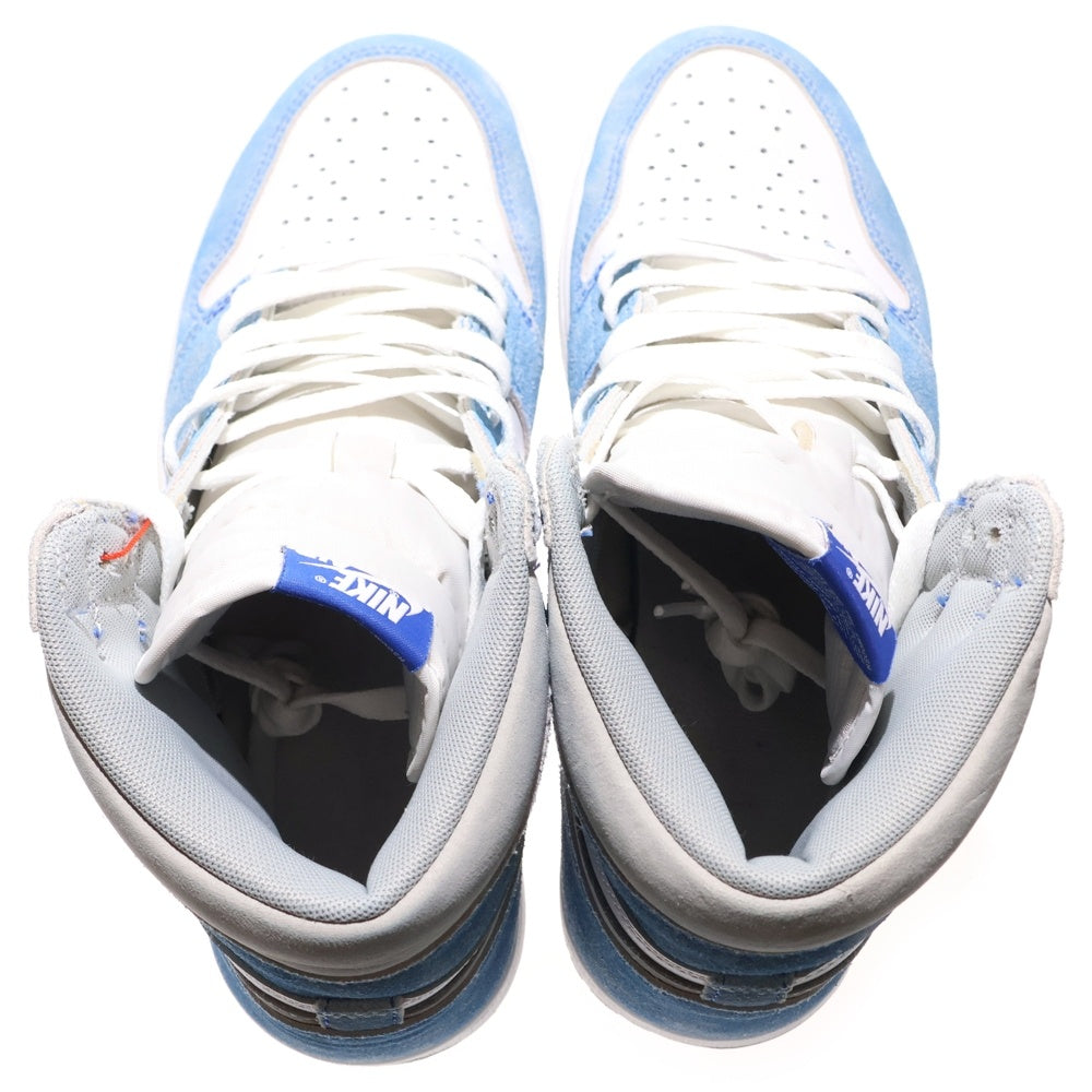 NIKE(ナイキ) AIR JORDAN 1 HIGH OG HYPER ROYAL エアジョーダン1 ハイパーロイヤル ハイカットスニーカー ホワイト/ブルー US10/28cm 555088-402