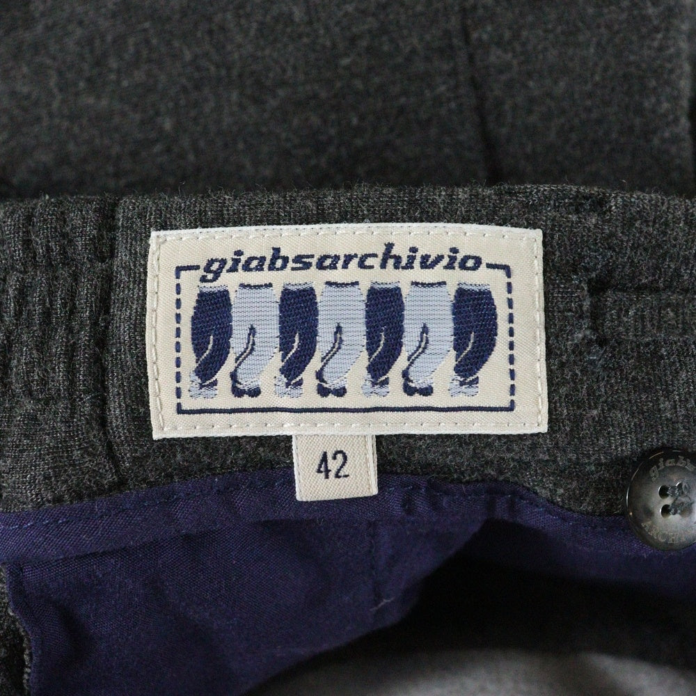 giab's ARCHIVIO(ジャブスアルキヴィオ) スタンダード サマージャージー ドローコードパンツ MASACCIO/M1