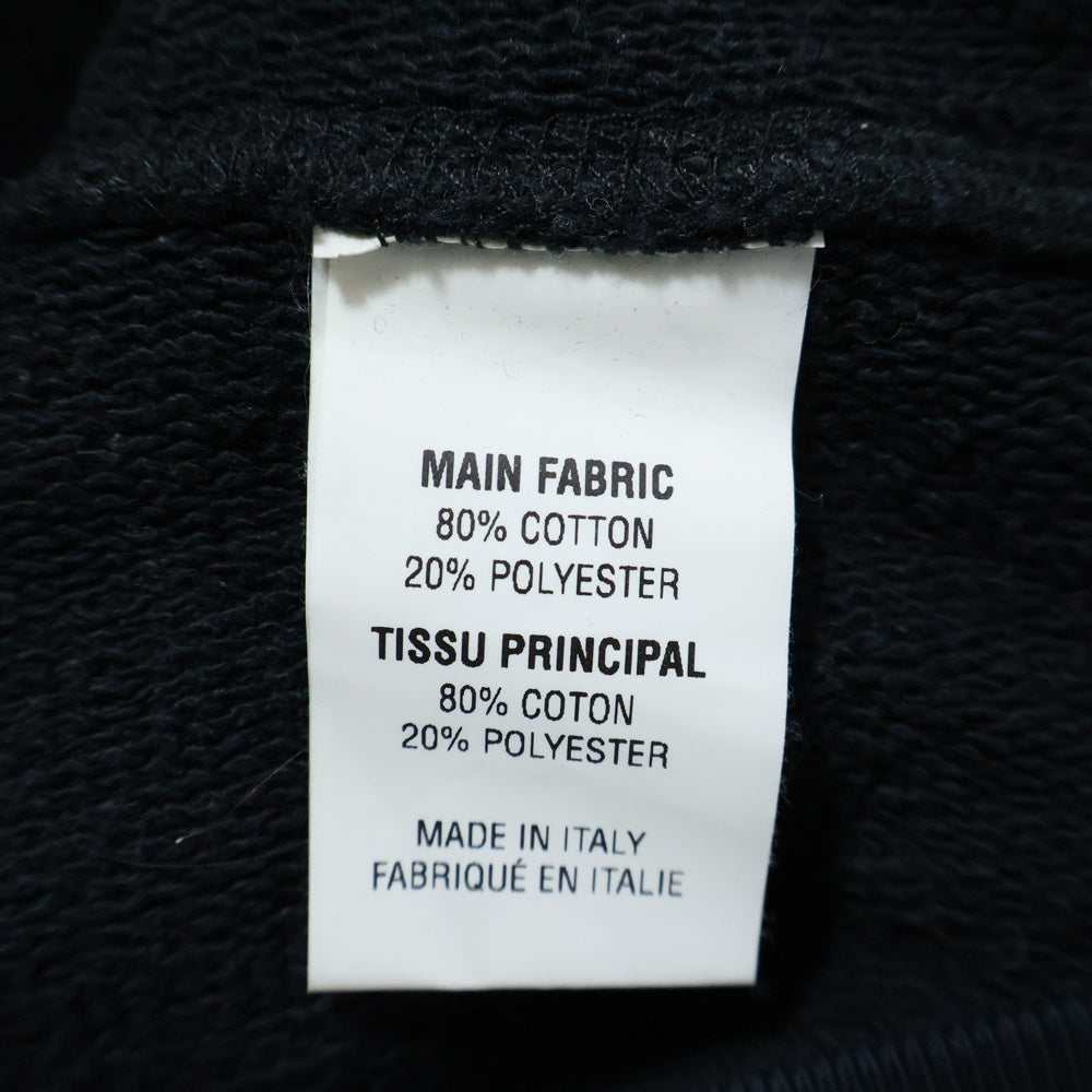 VETEMENTS(ヴェトモン) 17SS ×Champion WSS17CH4 ダメージ加工フードパッチデザインパーカー ブラック