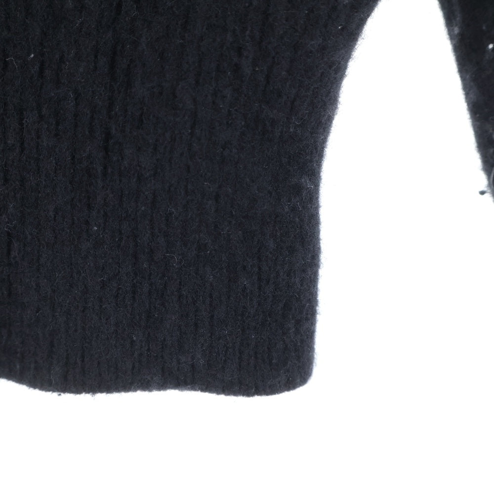 DIESEL(ディーゼル) 23AW M-AREESA A06712 カシミヤ混Dロゴセーター ブラック