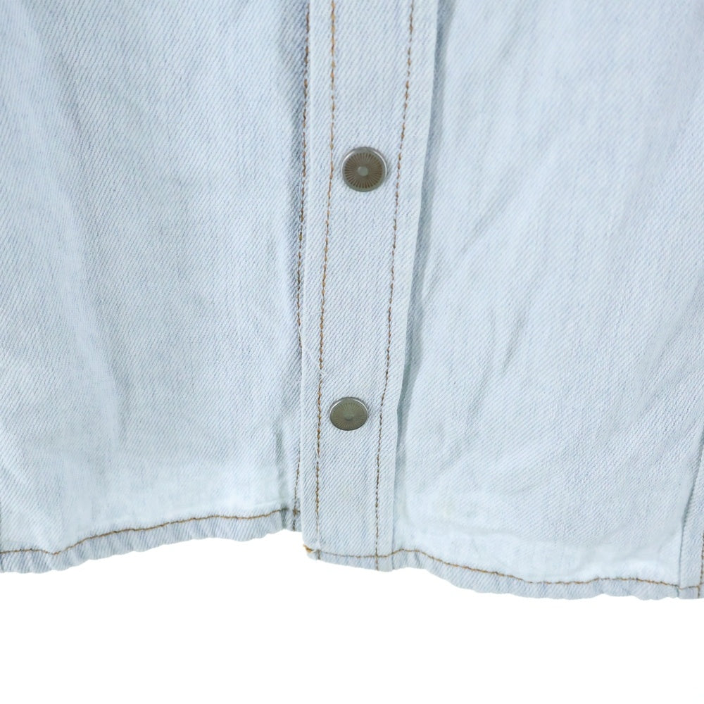 DIESEL(ディーゼル) DE-GLO-F デニムノースリワンピース インディゴ