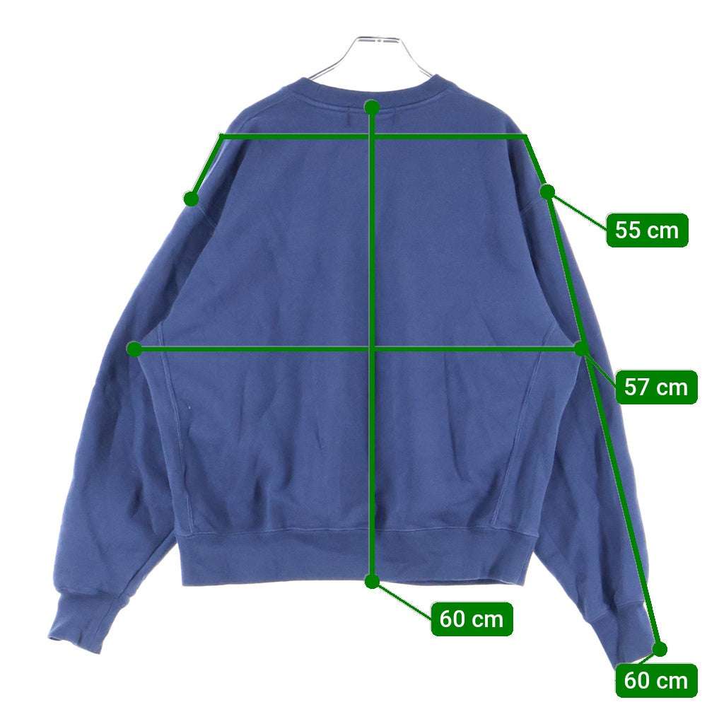 AMBUSH(アンブッシュ) ロゴプリント トレーナー カットソー ブルー 12115455