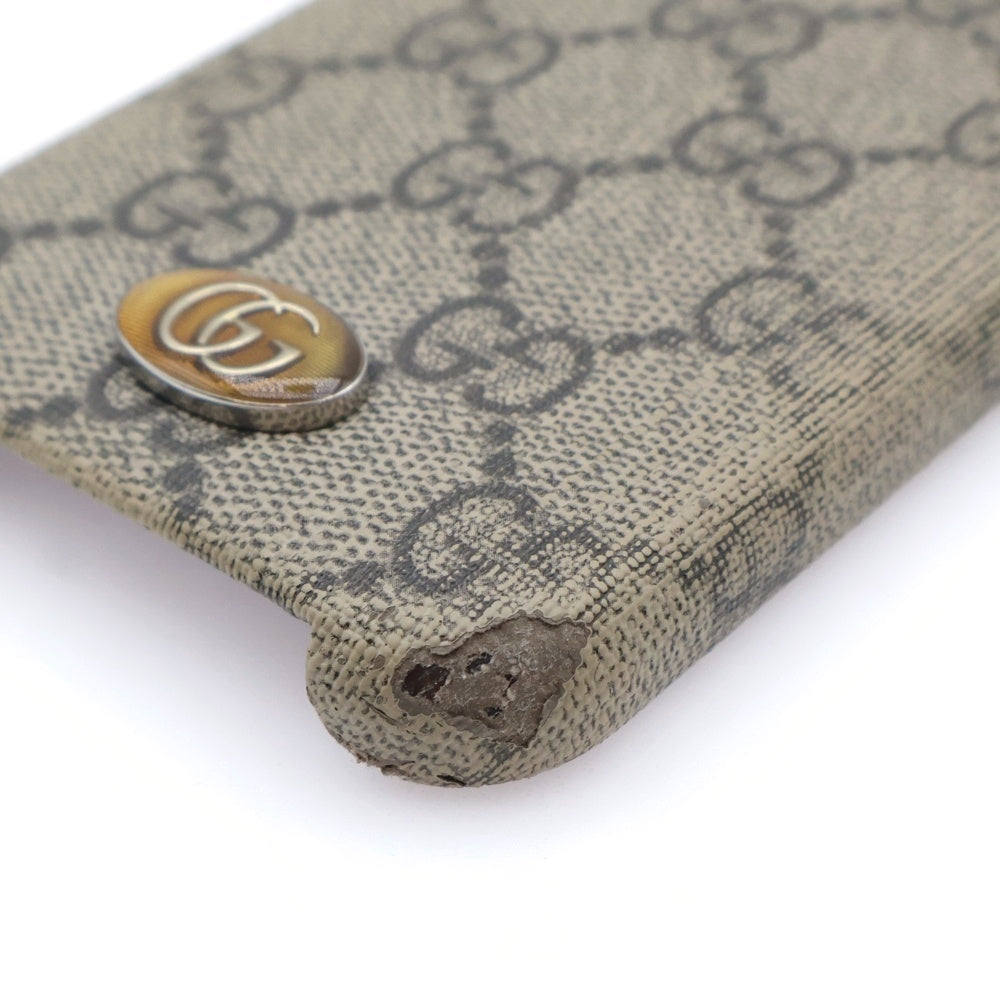 GUCCI(グッチ) GGスプリーム オフィディア iPhone14Pro スマホケース 753610・617664 ベージュ