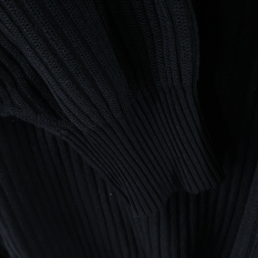 Y-3(ワイスリー) U TECH KNIT CREW SWEATER ロゴ クルーネック長袖ニット セーター ブラック