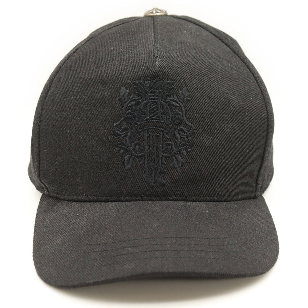 CHROME HEARTS(クロムハーツ) BASEBALL TRUCKER ベースボール トラッカーキャップ ダガー刺繍 帽子 ブラック