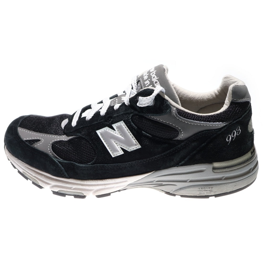 New Balance(ニューバランス) MR993BK Made in USA スエード メッシュローカットスニーカー ブラック US10/28cm