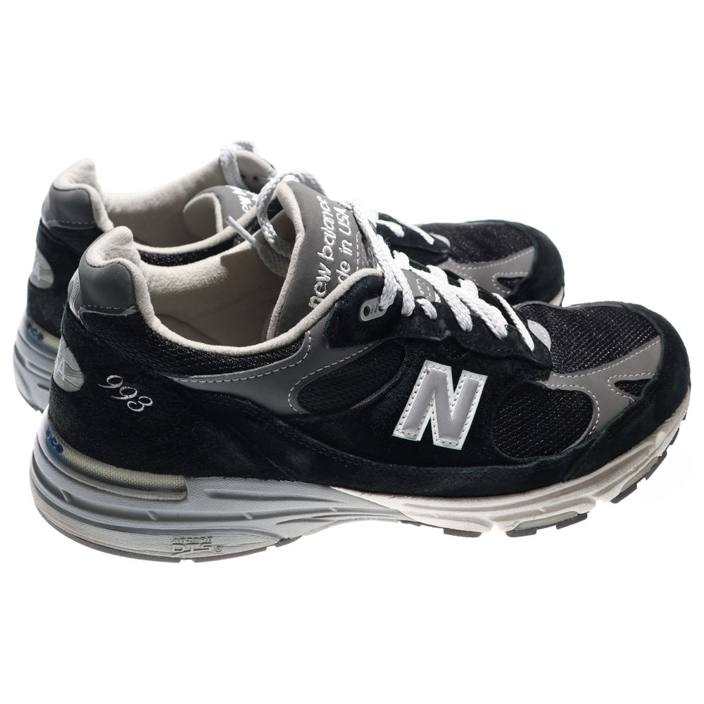 New Balance(ニューバランス) MR993BK Made in USA スエード メッシュローカットスニーカー ブラック US10/28cm