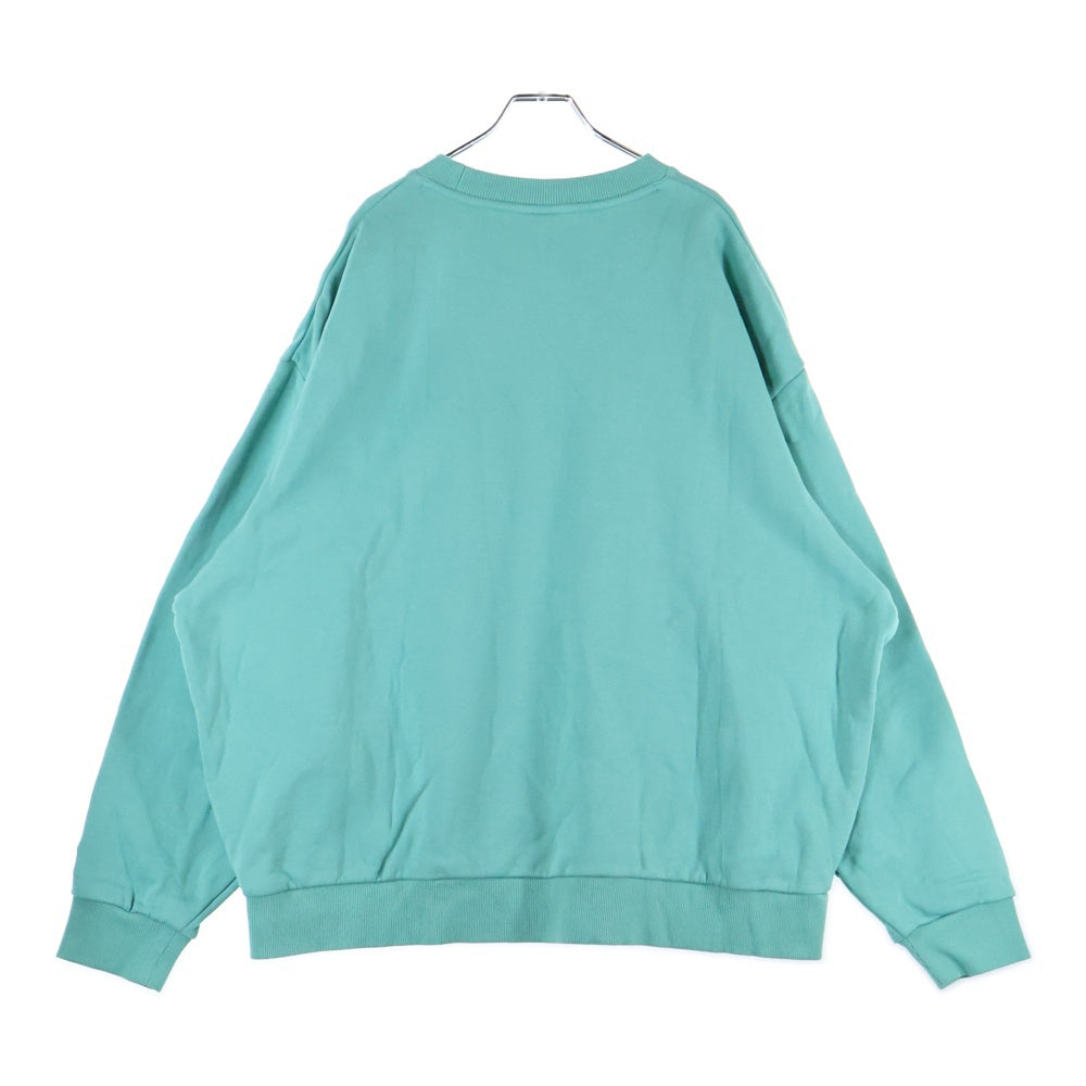 KITH(キス) ×Disney Daisy Classic Logo Crewneck デイジー刺繍 ボックスロゴ クルーネック スウェット トレーナー グリーン