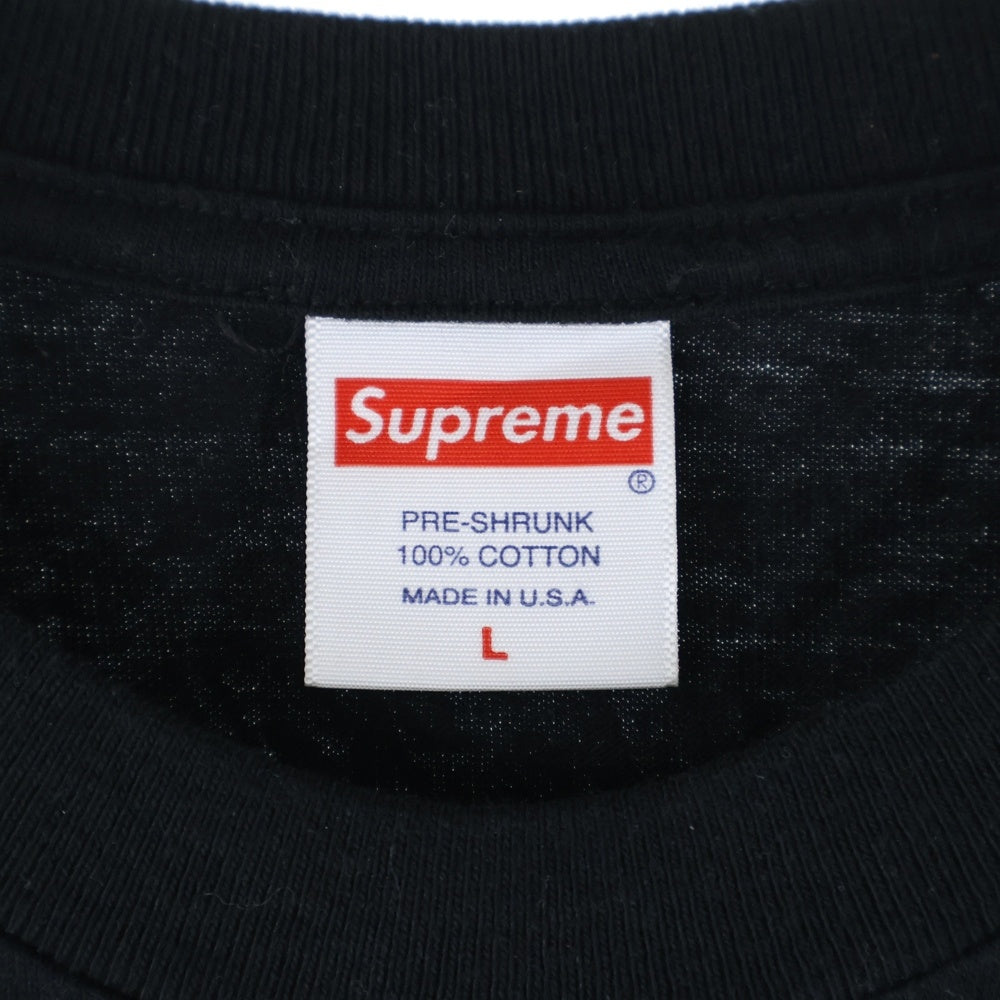 SUPREME(シュプリーム) 18AW Mike Kelly L/S Tee マイクケリー ロングスリーブ 長袖Tシャツ カットソー ブラック