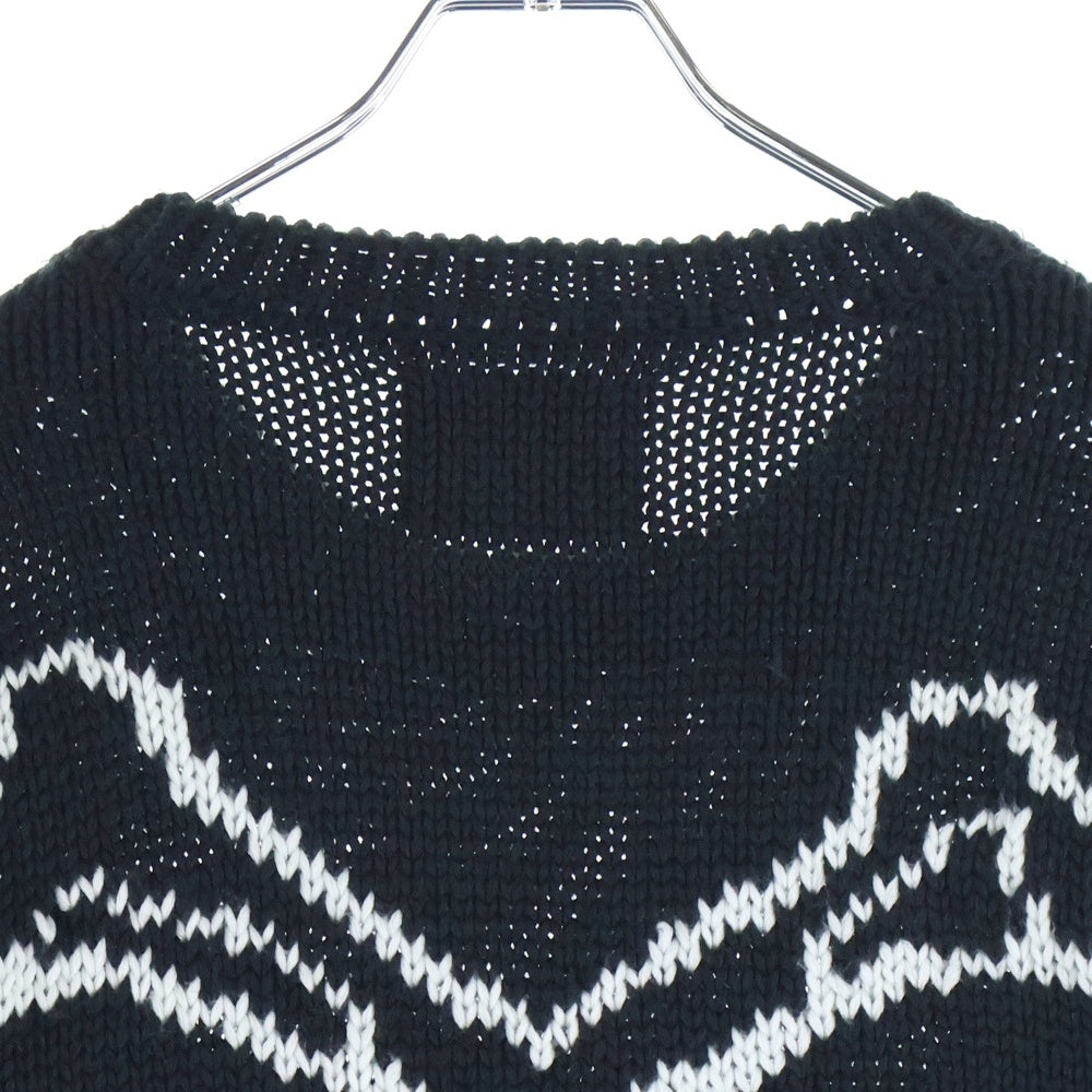 WTAPS(ダブルタップス) 22AW ARMT SWEATER クロスボーン クルーネック ニット ブラック 222MADT-KNM02