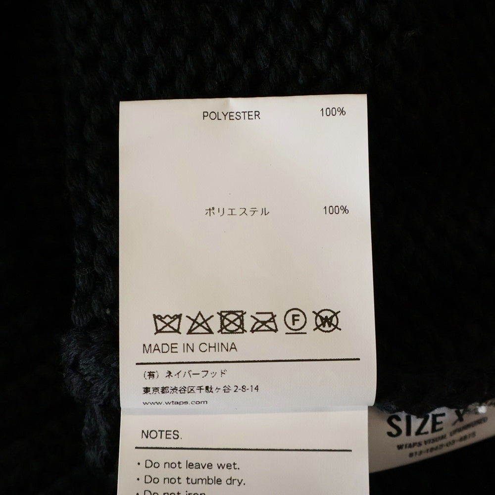 WTAPS(ダブルタップス) 22AW ARMT SWEATER クロスボーン クルーネック ニット ブラック 222MADT-KNM02