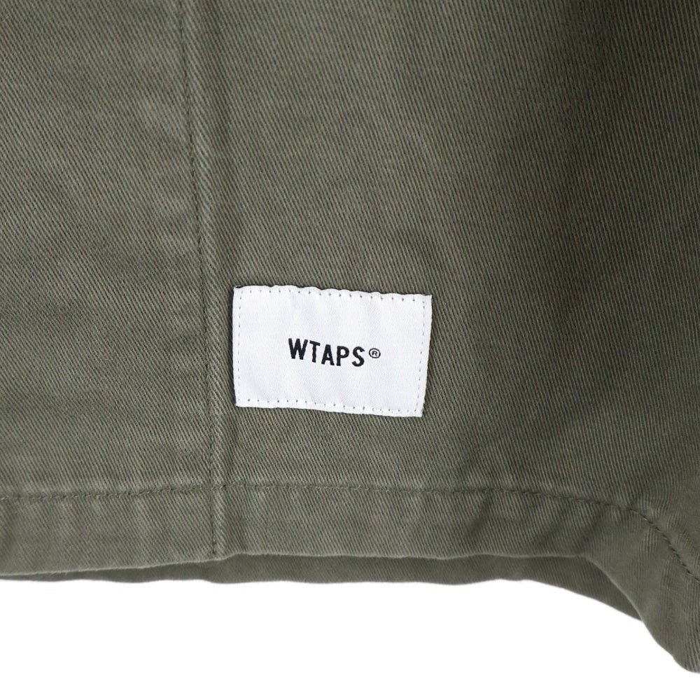 WTAPS(ダブルタップス) 19AW SCOUT LS SHIRT スカウト ロングスリーブ 長袖シャツ ジャケット カーキ 192WVDT-SHM02