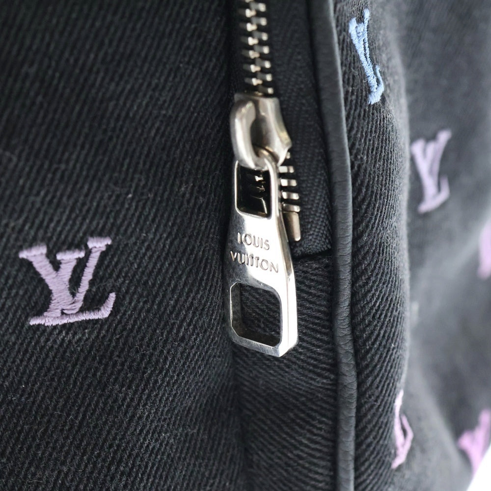 LOUIS VUITTON(ルイヴィトン) Montsouris Backpack LVブラゾン デニム モンスリ バックパック リュック グラディエントブルー/ブラック M14135