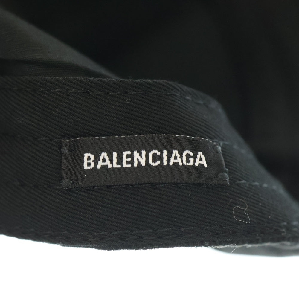 BALENCIAGA(バレンシアガ) 18SS BB Logo Baseball Cap フロントBBロゴ ベースボールキャップ 帽子 ブラック