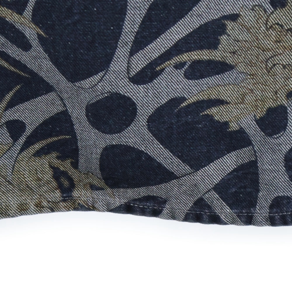 SUPREME(シュプリーム) xYohji Yamamoto Baggy Jean ×ヨウジヤマモト バギー ジーンズ 総柄 グレー