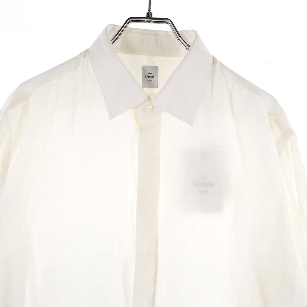 Berluti(ベルルッティ) Cotton Silk Scritto Andy Shirt コットン