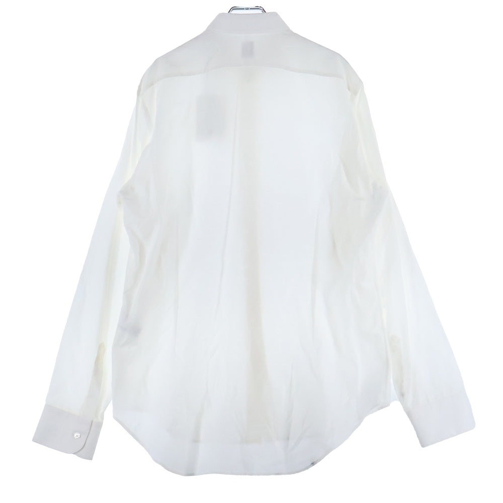 Berluti(ベルルッティ) Cotton Silk Scritto Andy Shirt コットンシルク アンディ スクリットパターン シャツ 長袖シャツ ホワイト R26HTL85SBGP