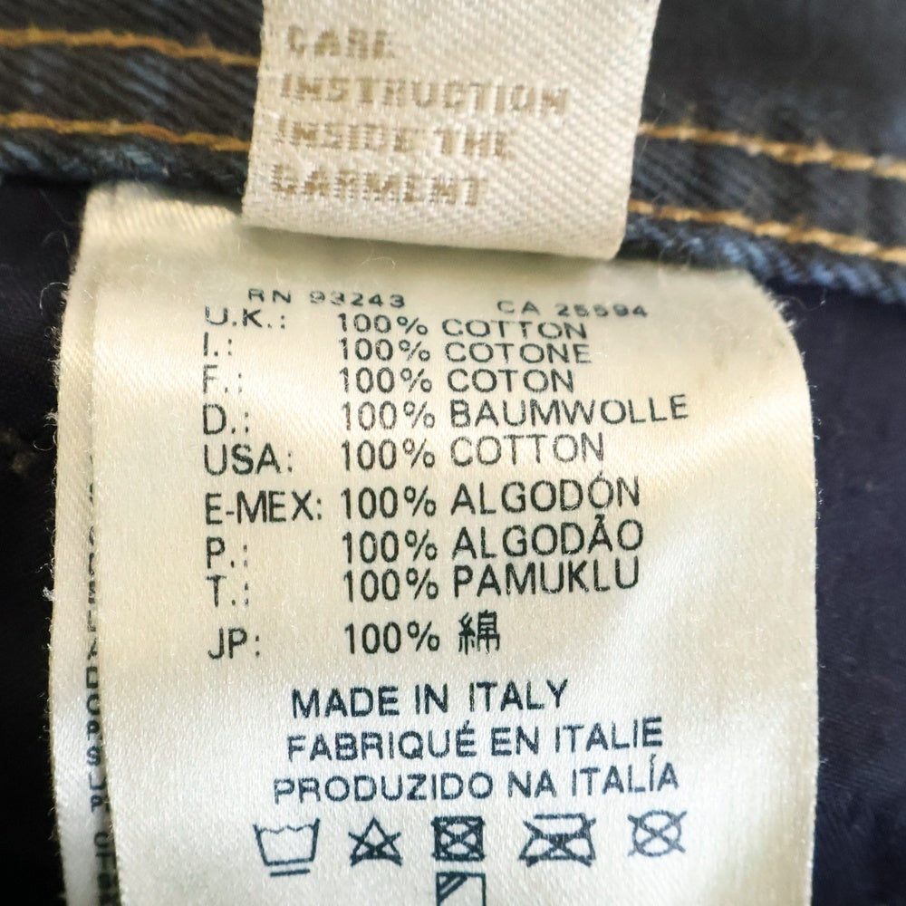 DIESEL(ディーゼル) DARRON ダメージ加工 ストレートデニムパンツ インディゴ