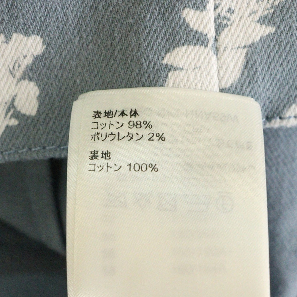 LOUIS VUITTON(ルイヴィトン) 22AW DNAリーフ総柄デニムジャケット ブルー/ホワイト RM222Q NF1 HNA59
