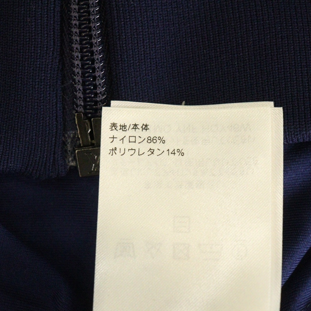 LOUIS VUITTON(ルイヴィトン) 24SS hooded zip-up fitted long-sleeve モノグラム ジップアップパーカー ネイビー RM241MQ YNF HQY46W